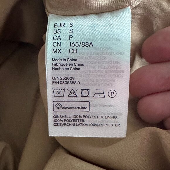 Teddy Fleece Bomber Jacket Soft Textured Outerwear By Divided H&M - Picture 4 of 6